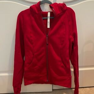 lululemon Size 8 Red Full Zip
